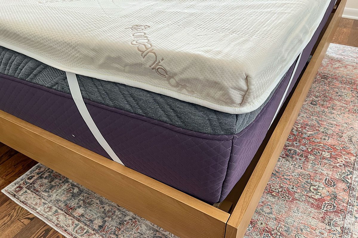 The Saatva Graphite Mattress Topper Is the Best Bedding Item We Tested in 2025