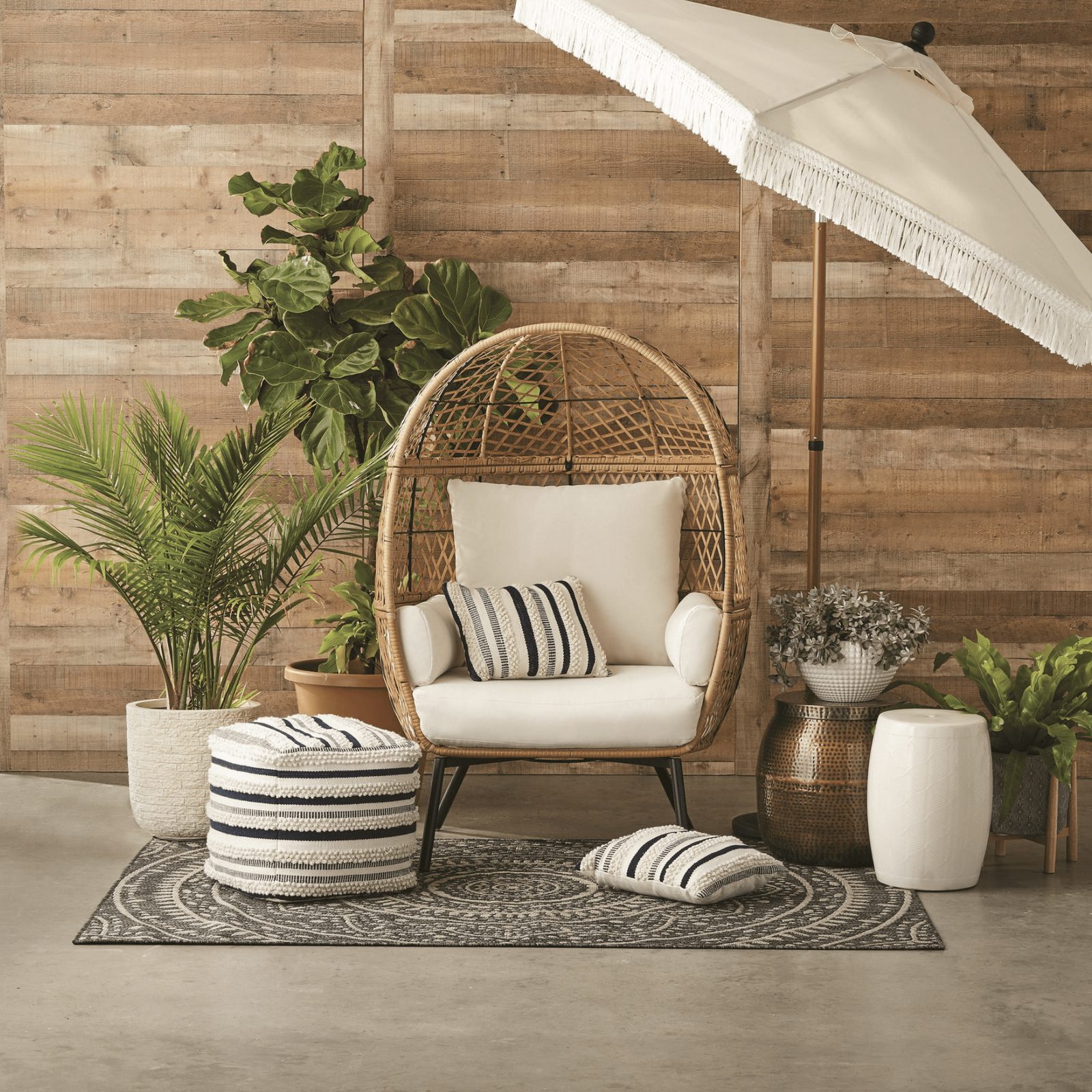 It's Clear Why This Boho-Inspired Patio Egg Chair Is a Bestseller at Walmart