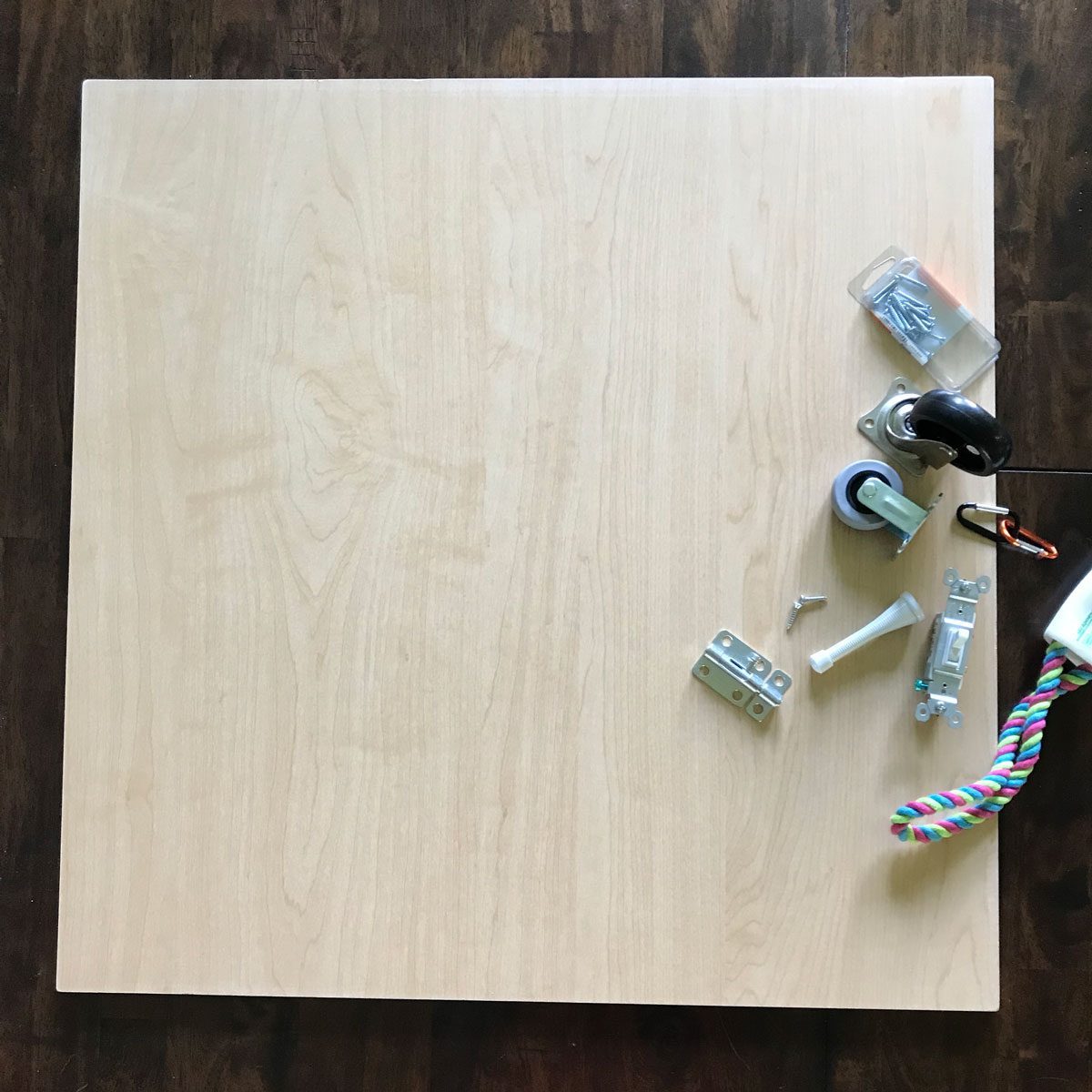Build a Toddler Busy Board with Items You Already Have