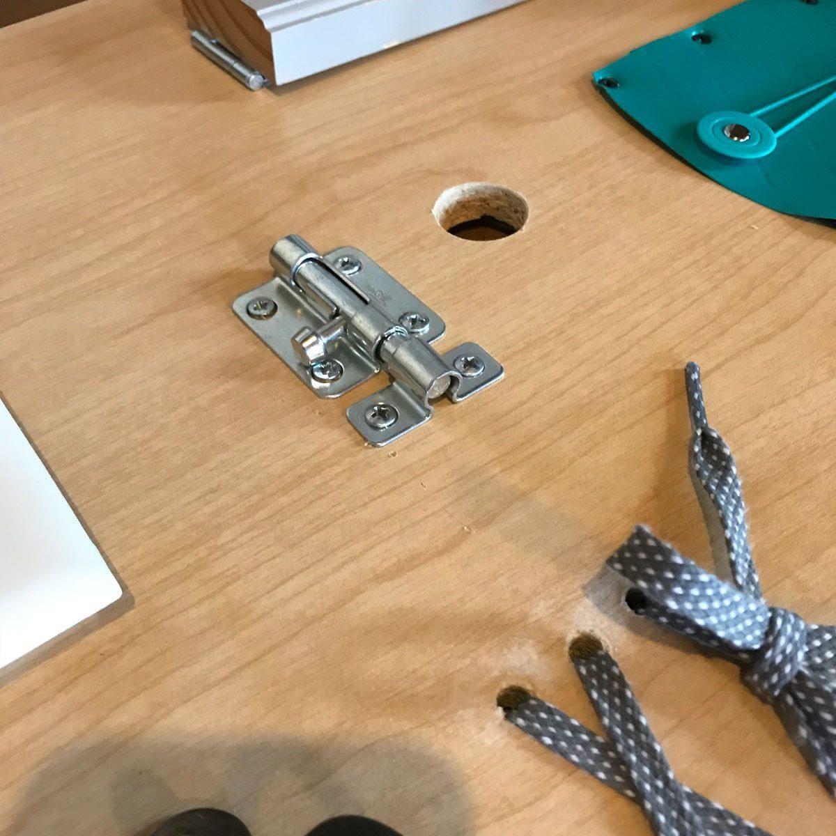 Build a Toddler Busy Board with Items You Already Have