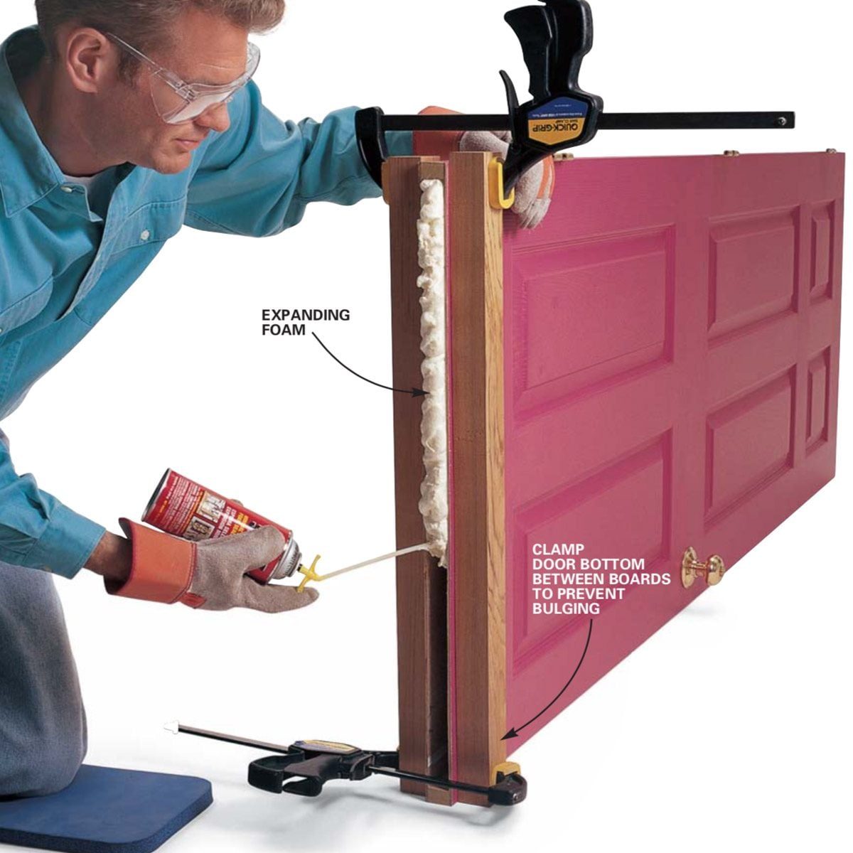 Hollow Door Fix: New Bottom for Hollow Core Doors