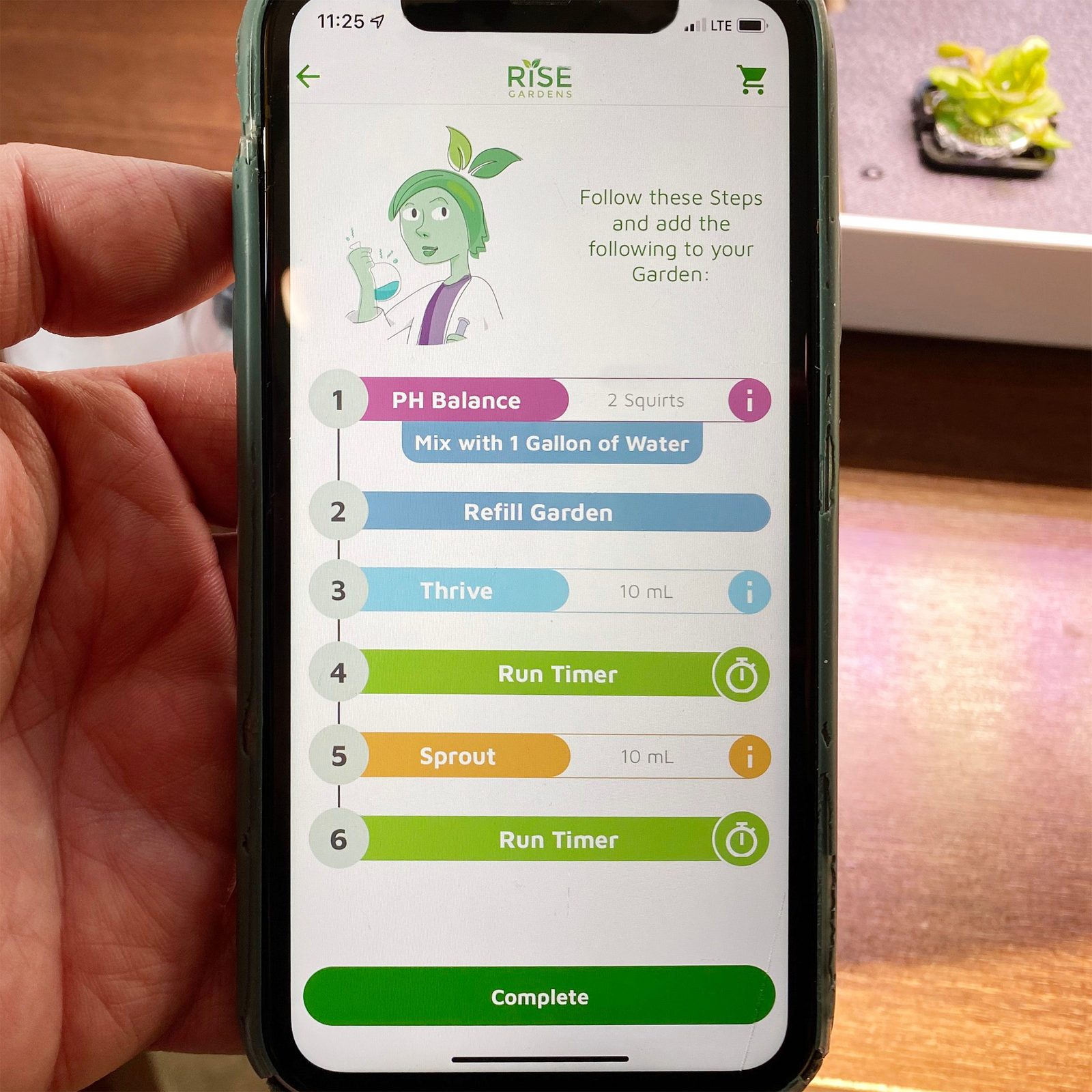 Vernl Rise Personal Indoor Garden App