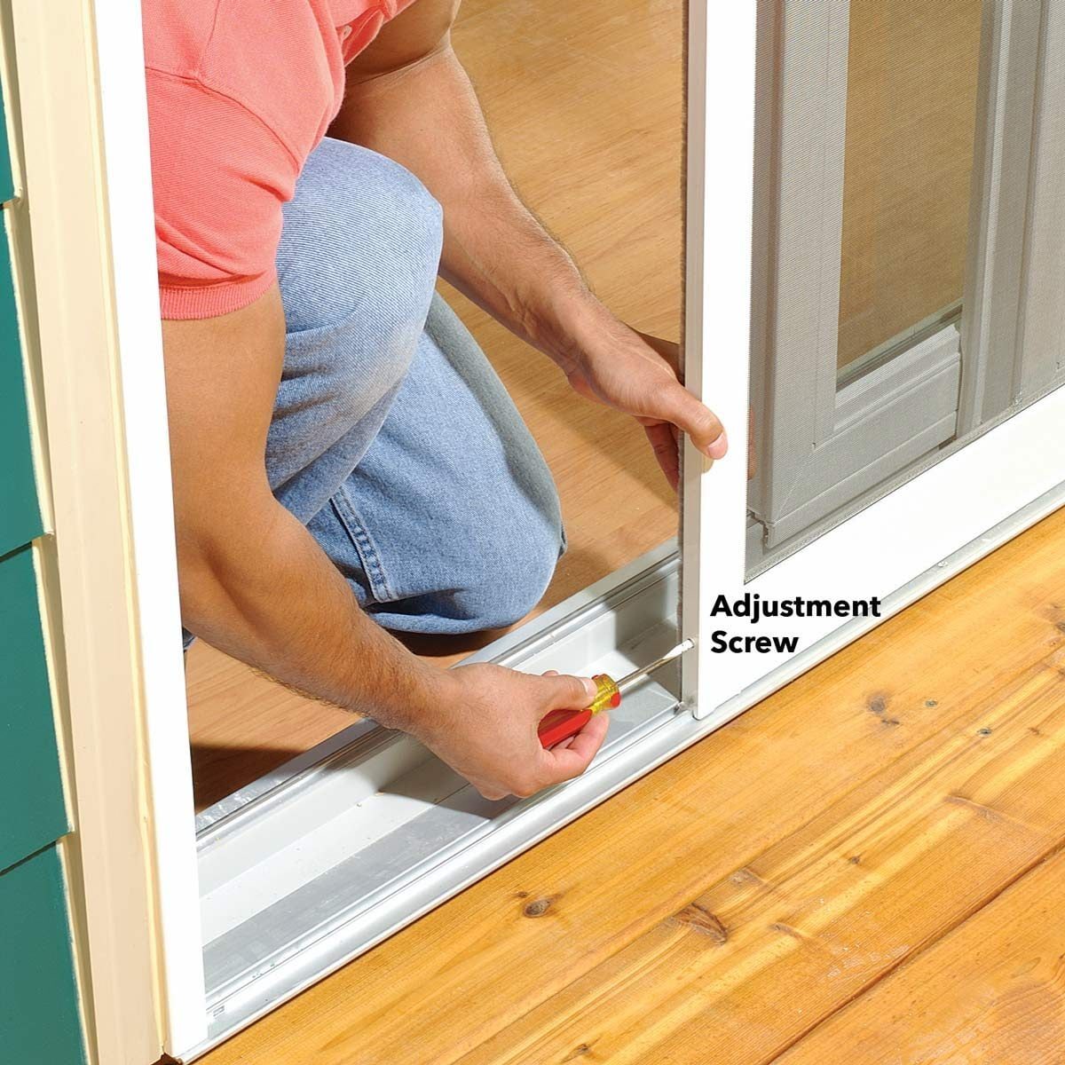 How to Adjust a Sticking Patio Screen Door