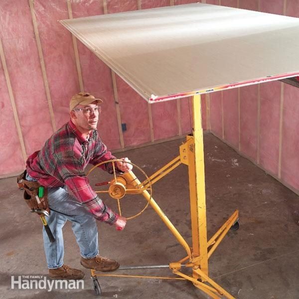 Ceiling Cover-Up – How to Use a Drywall Lift