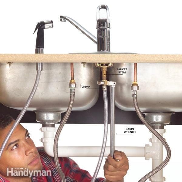 sink sprayer leaking