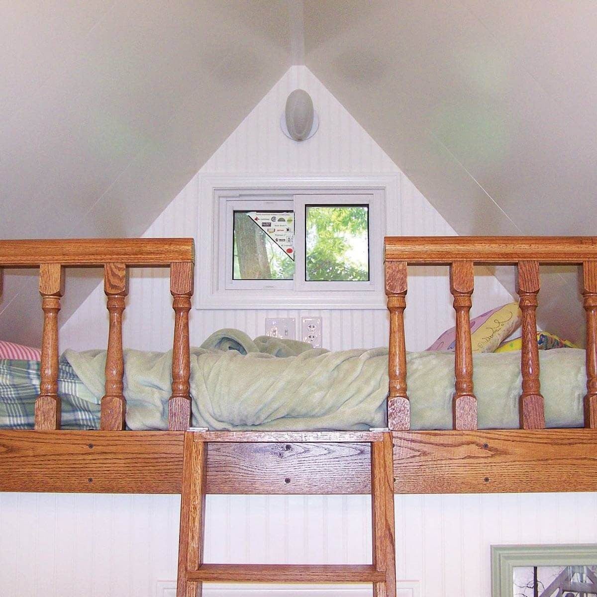 Interior playhouse loft