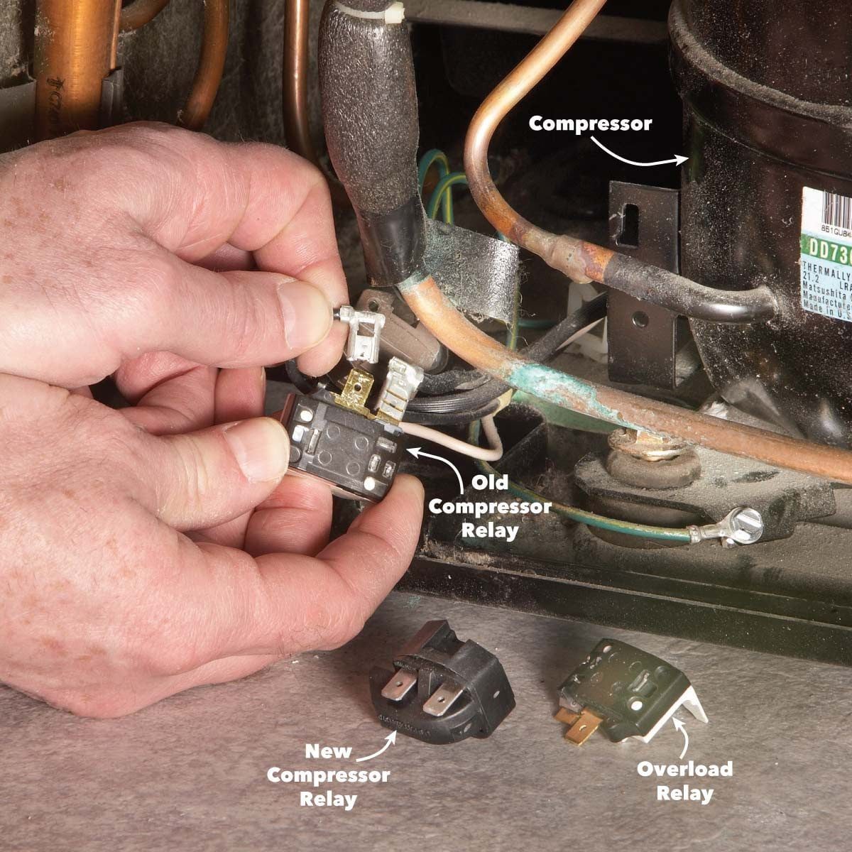 Refrigerator Maintenance: Refrigerator Compressor Repair