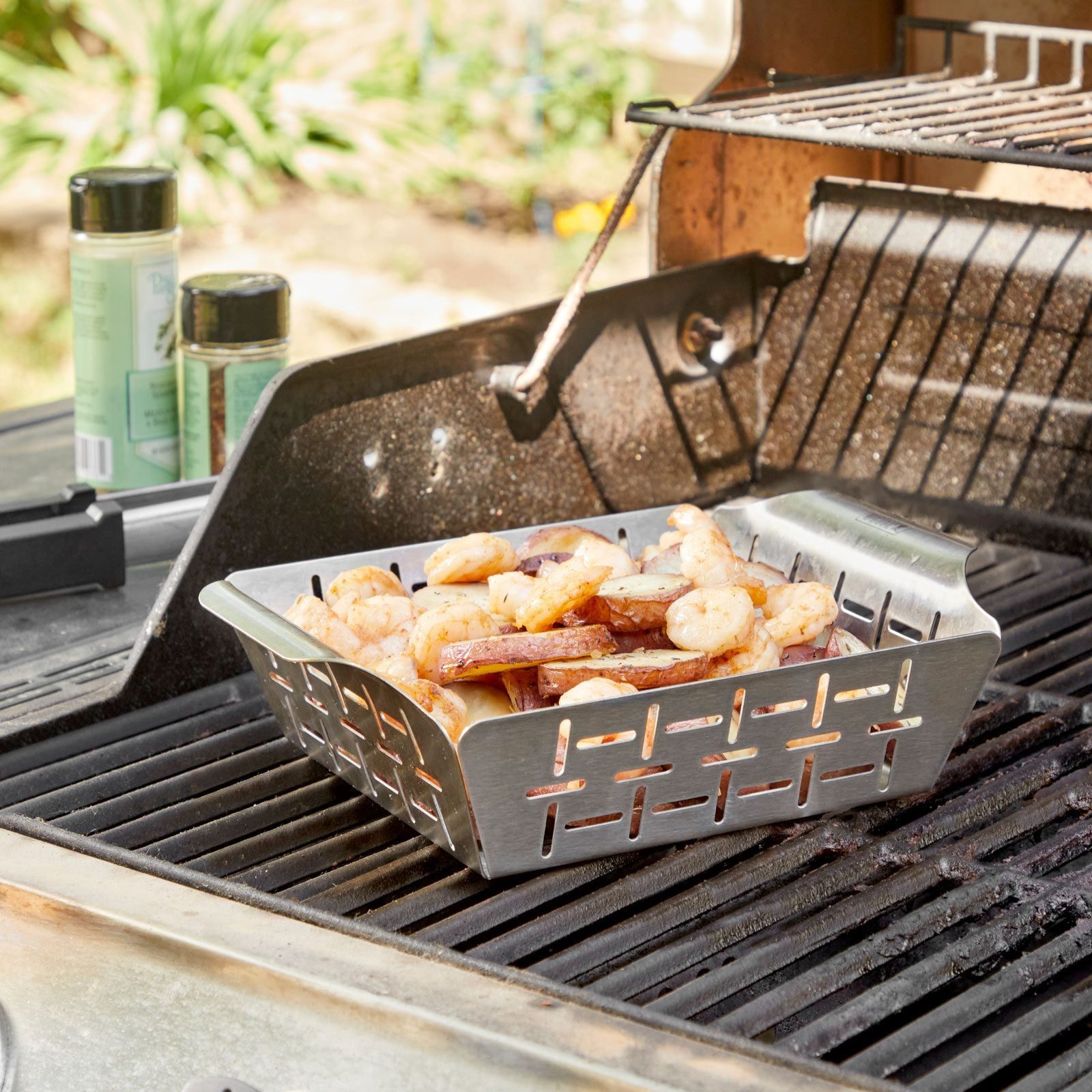 This Weber Grilling Basket Is the Best Grill Basket For Cooking Veggies. Here's Why