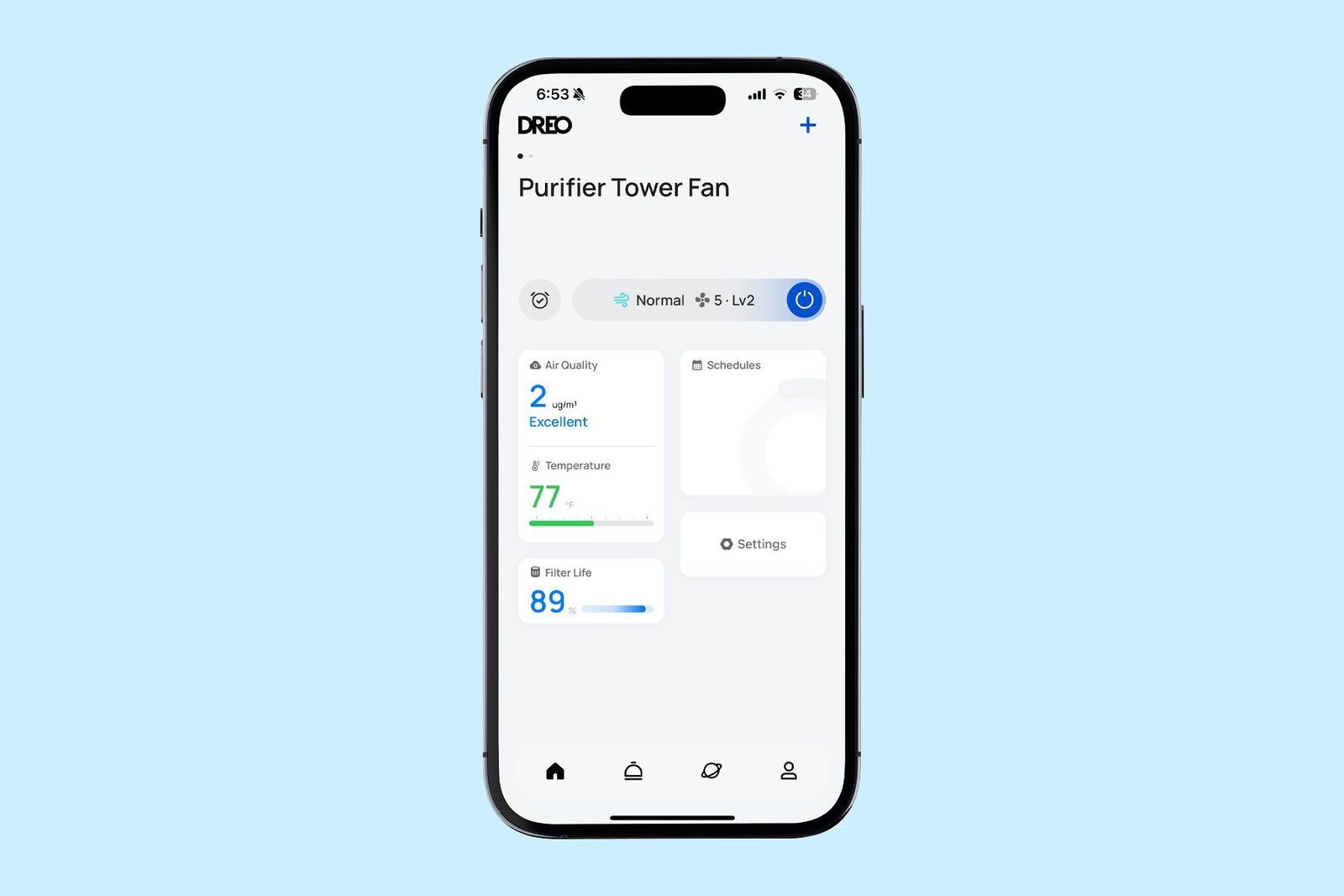 Dreo Tower Fan Review App Screenshot