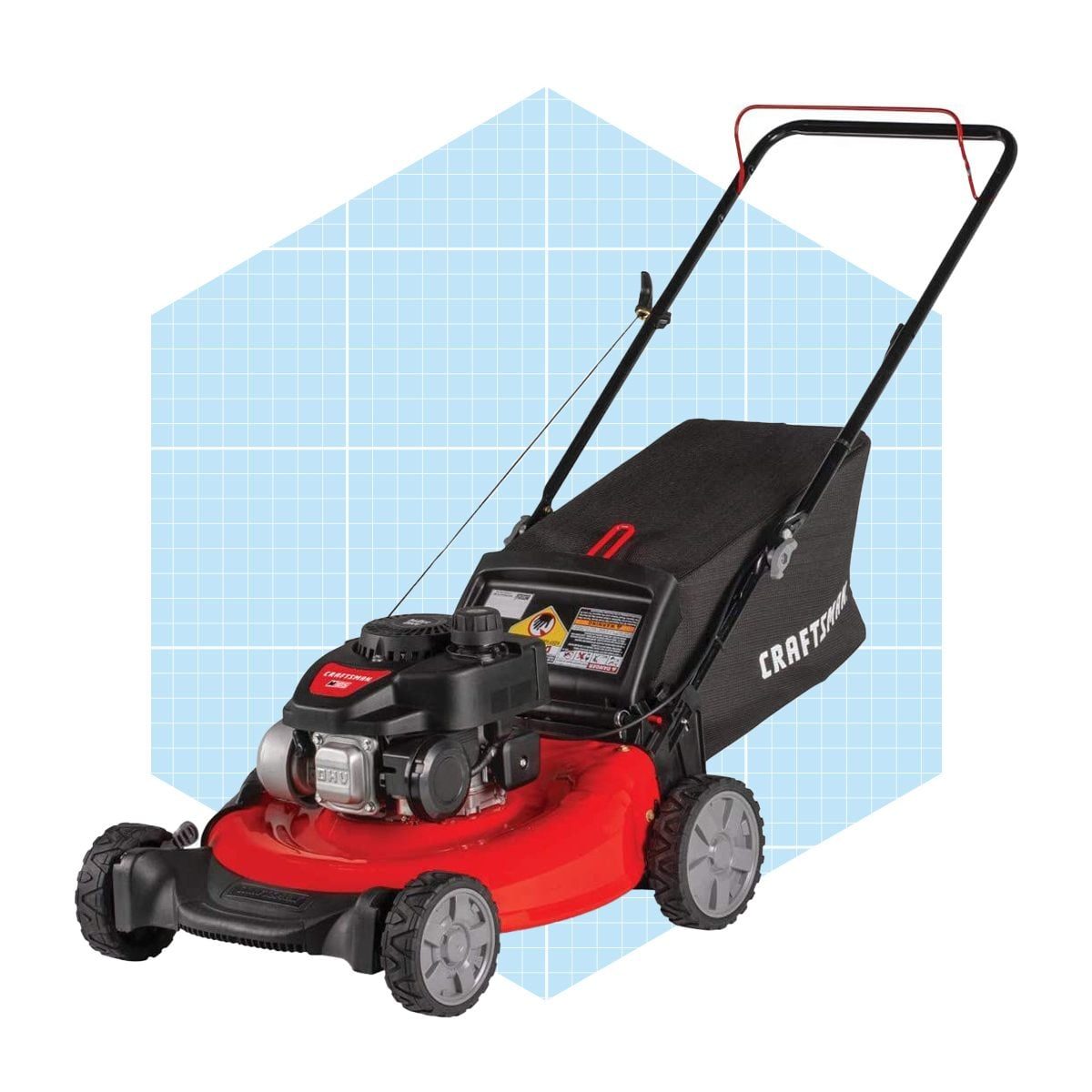 Craftsman M105 140cc 21 Inch 3 In 1 Gas Powered Push Lawn Mower With Bagger