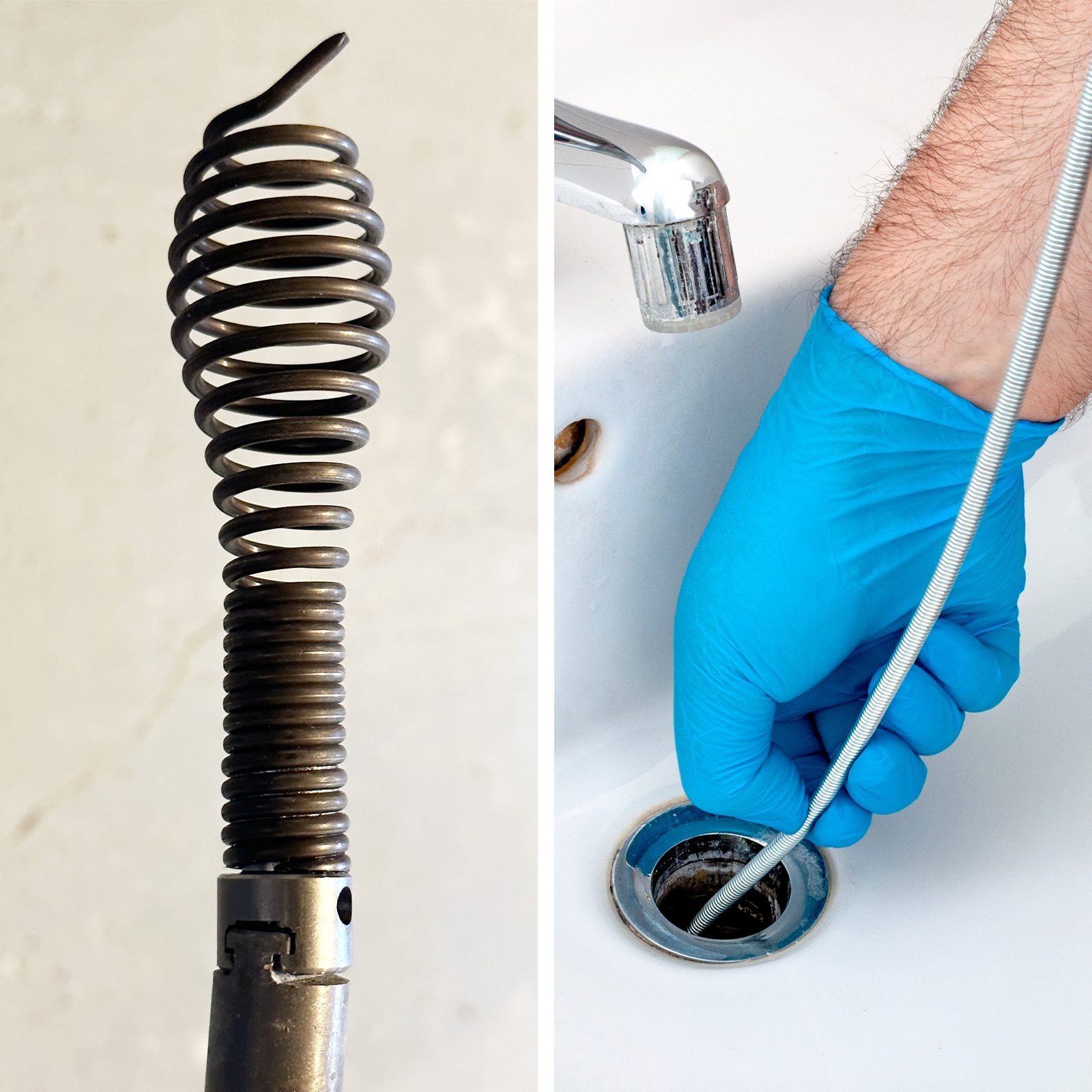 auger vs snake for toilets and drains and unclogging plumbing