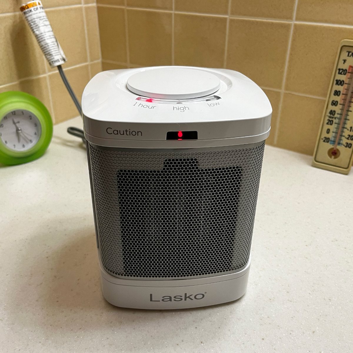 The Lasko Portable Space Heater Is a Permanent Winter Fixture in My Bathroom