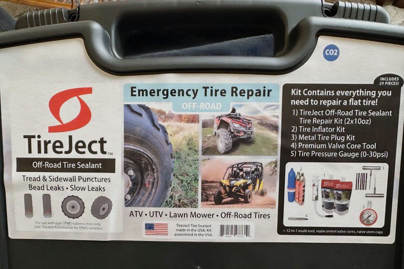 This Tire Repair Kit from TireJect Could Save You from a Roadside Emergency