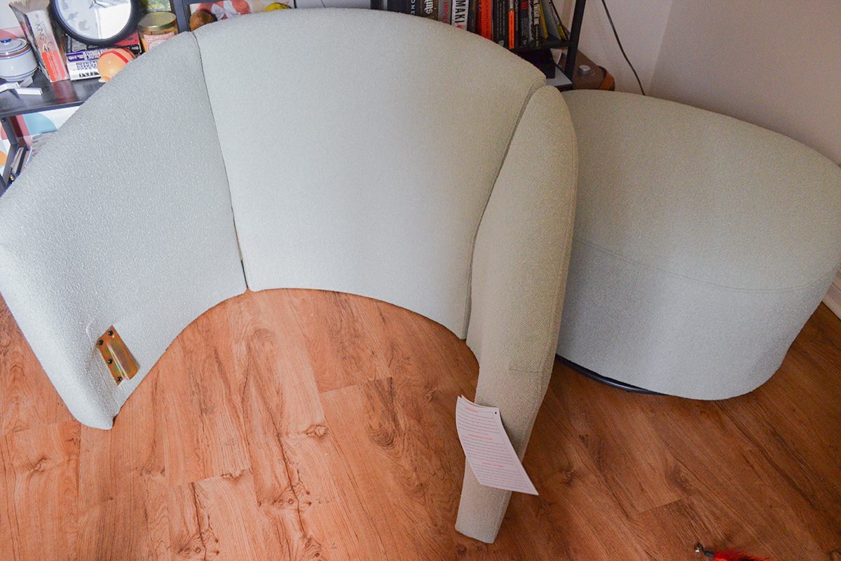 I've Had This Walmart Drew Barrymore Chair for Over a Year—And It's Still My Favorite Reading Spot