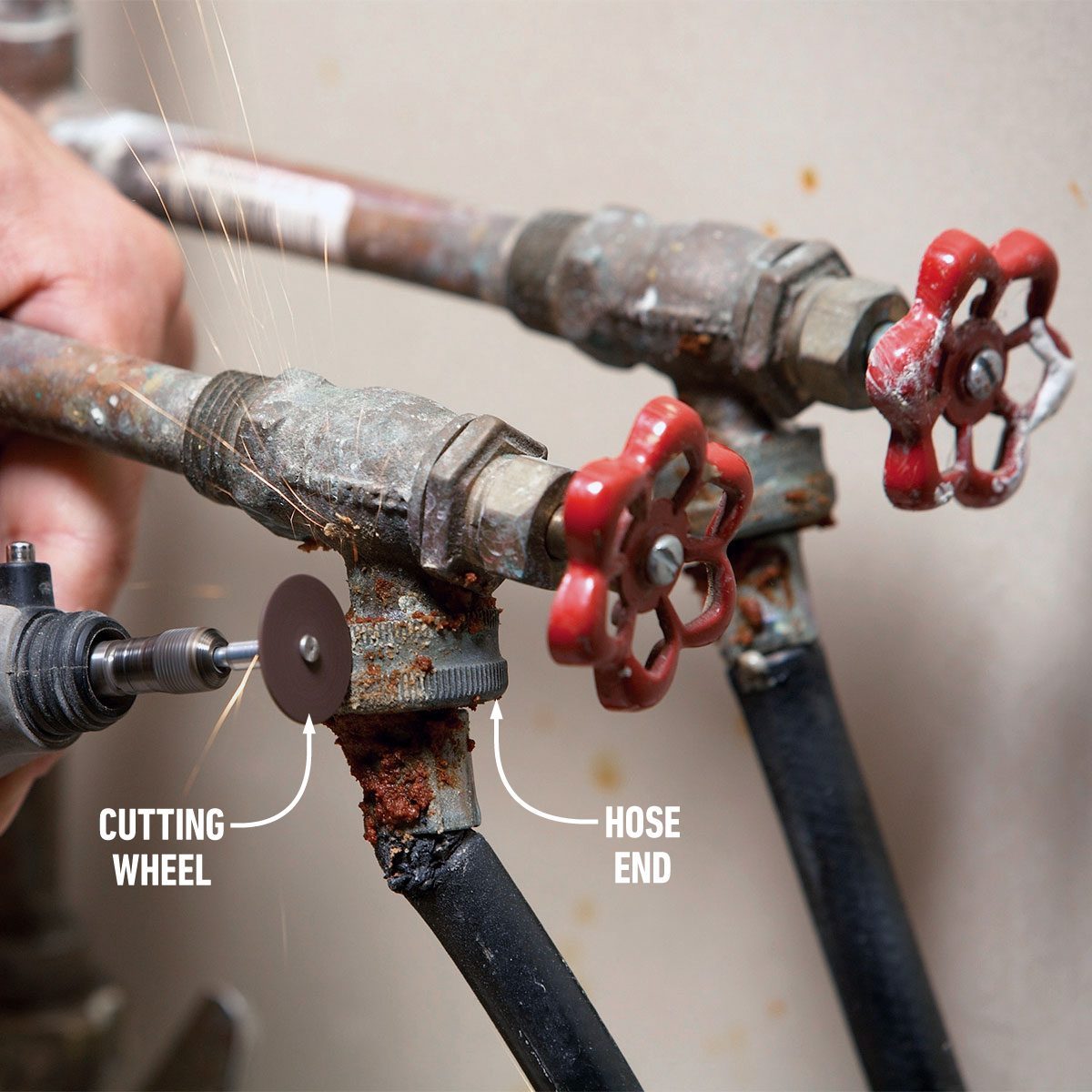 Rusty Washing Machine Hose Got You Stuck? Here's the Easiest Way to Remove it