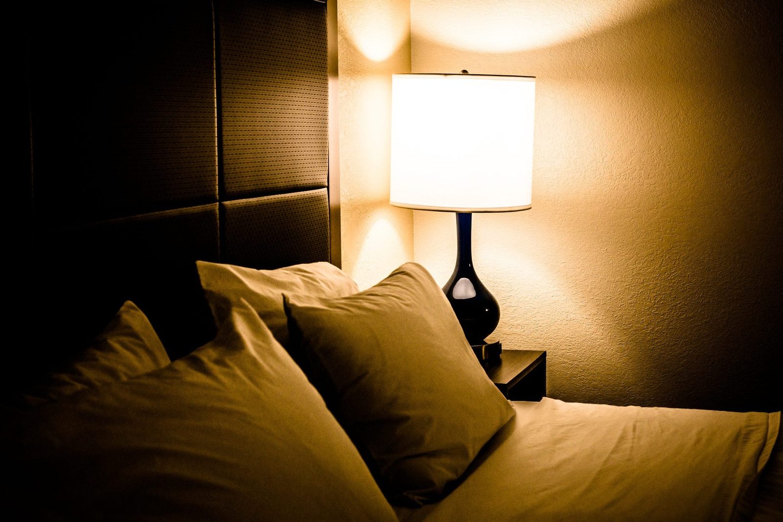 Bedroom at night