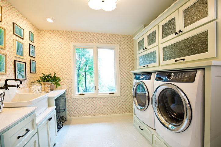 Watch This Woman Create the Perfect Hidden Laundry Room