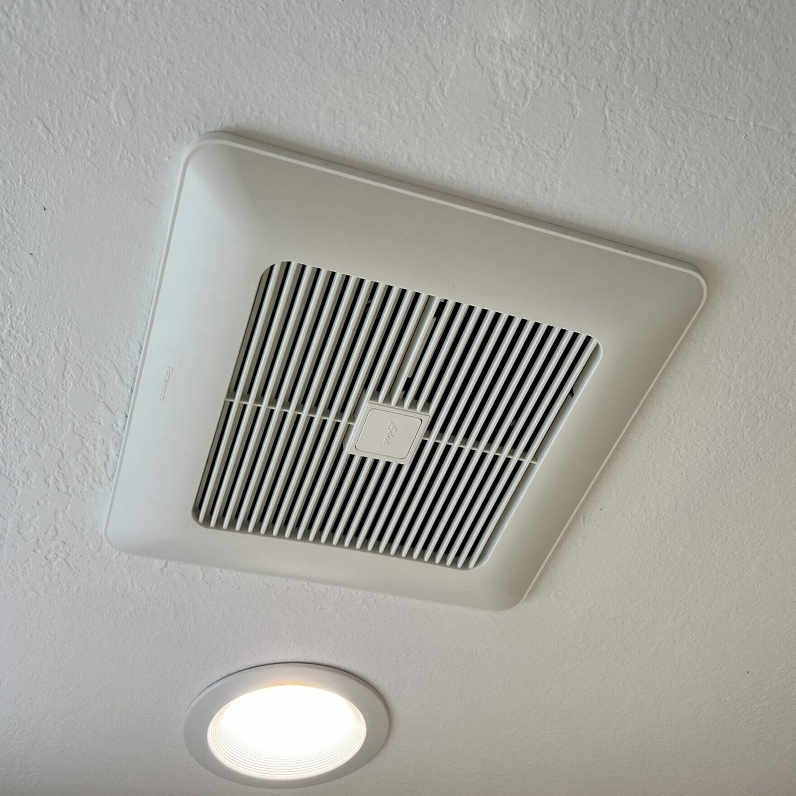 Bathroom Vent Fan on ceiling