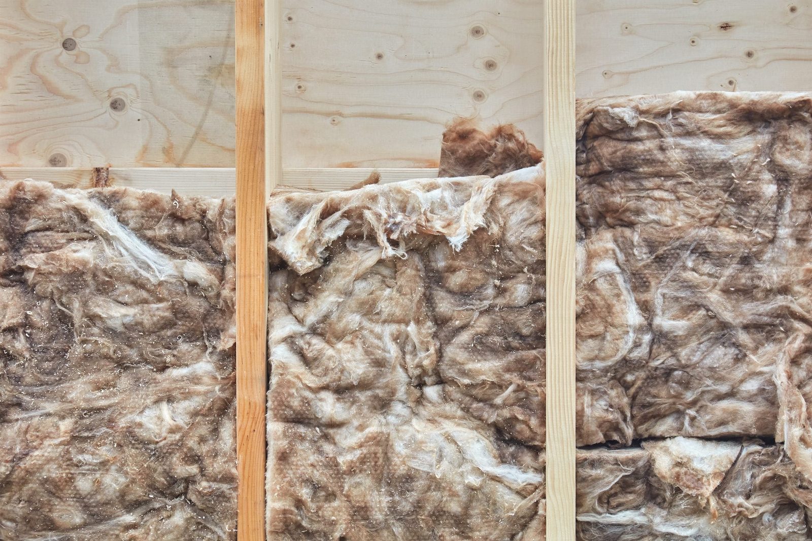 Dutch wall with natural sheep wool isolation
