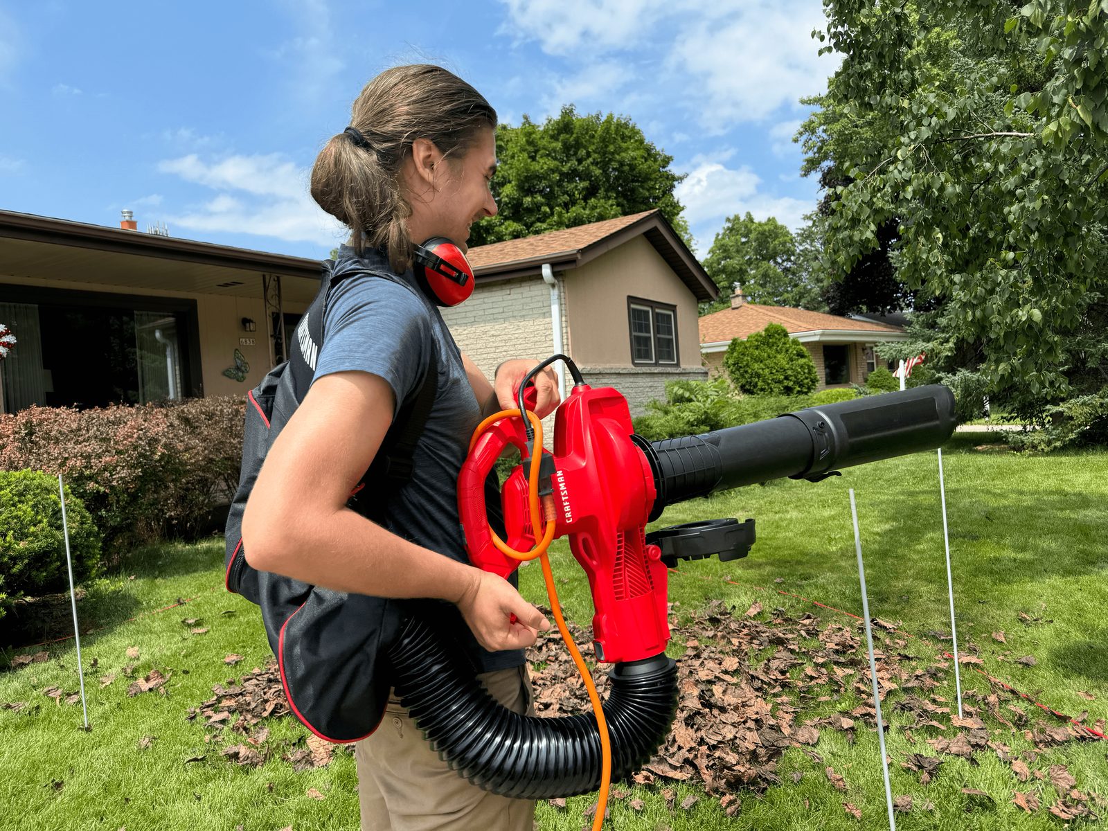 This Craftsman Backpack Leaf Blower Is Two Tools In One, and It'll Clean Up Your Yard in No Time