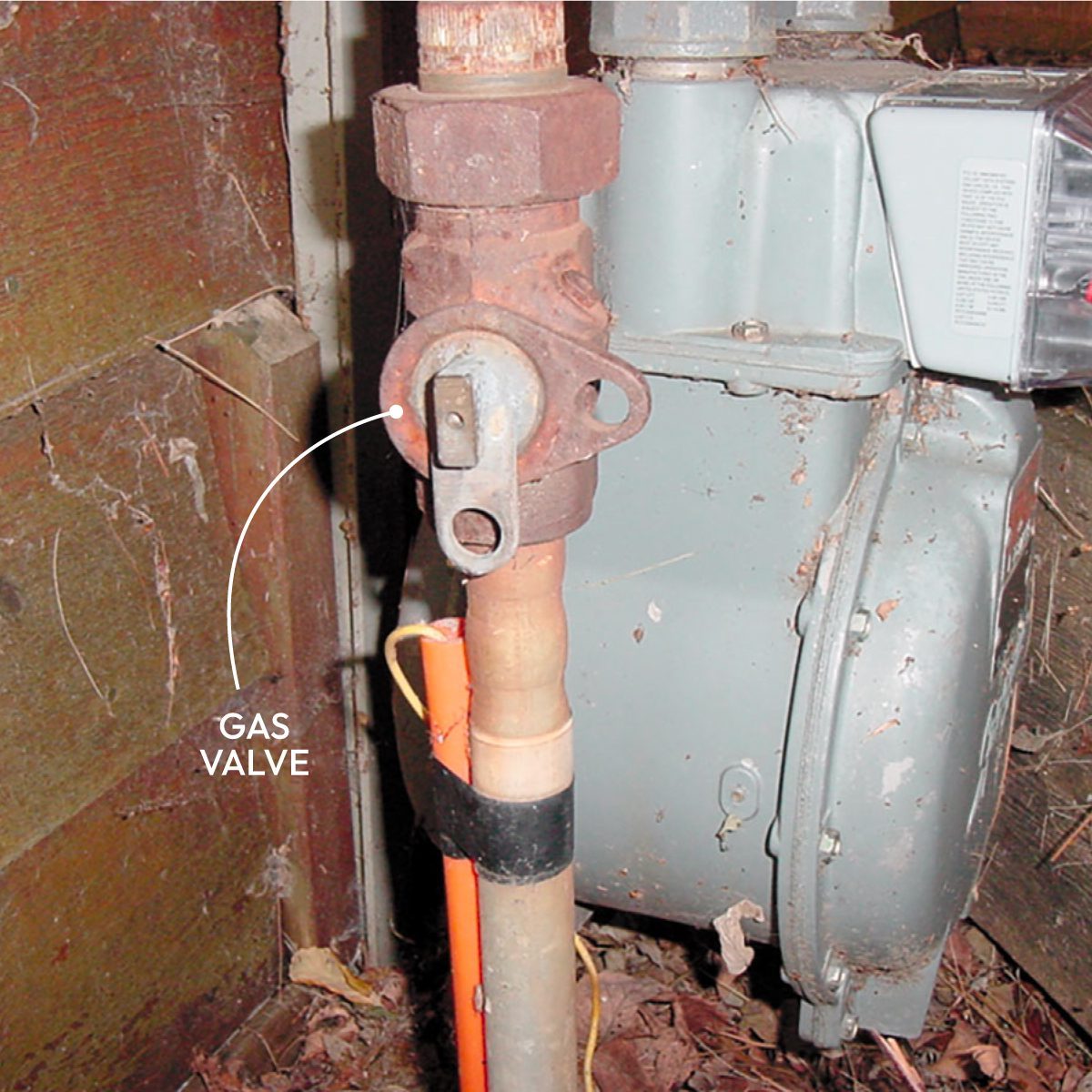 How To Locate Your Gas Shutoff Valve And Water Shutoff Valve Callouts 6