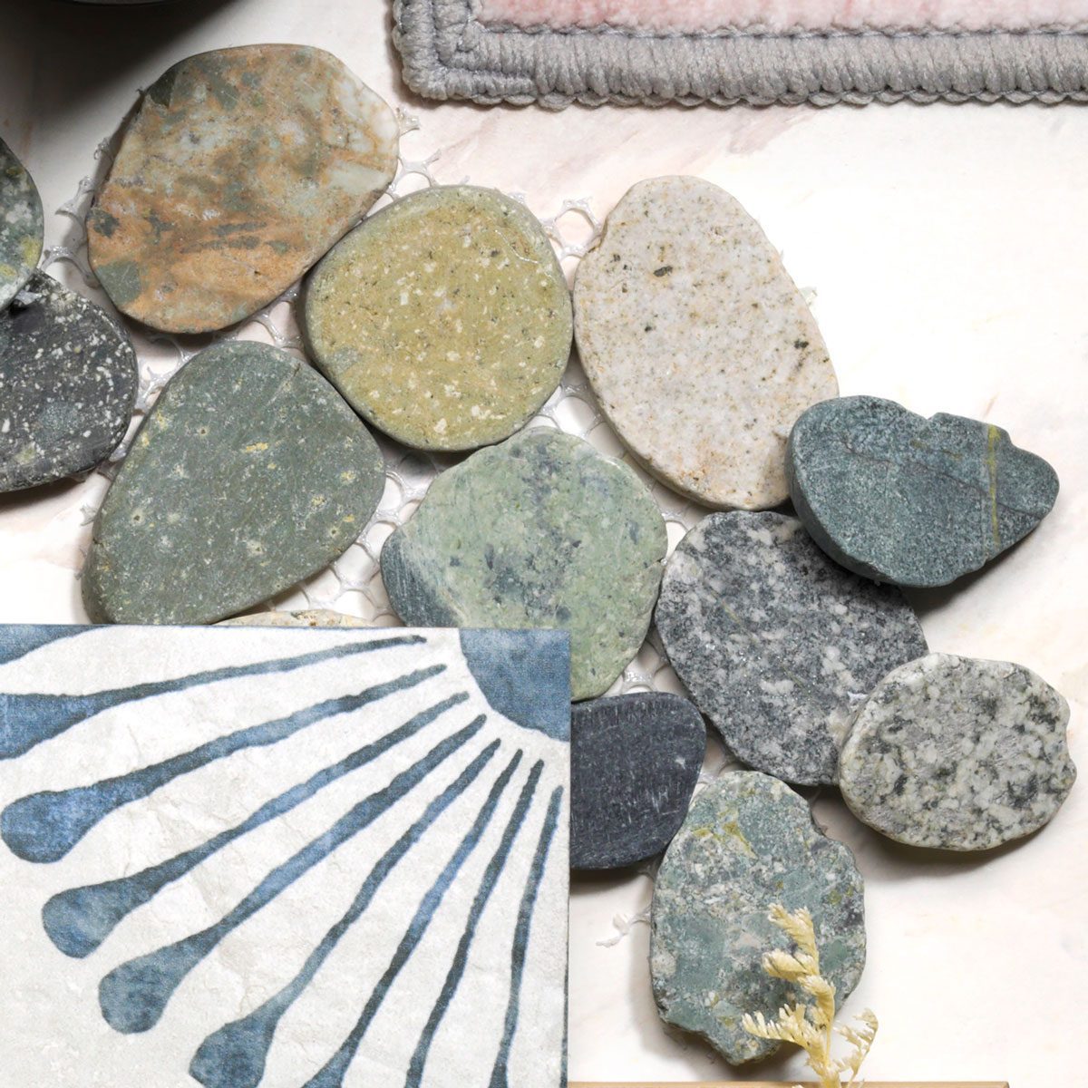 Kayan River Pebble Mosaic
