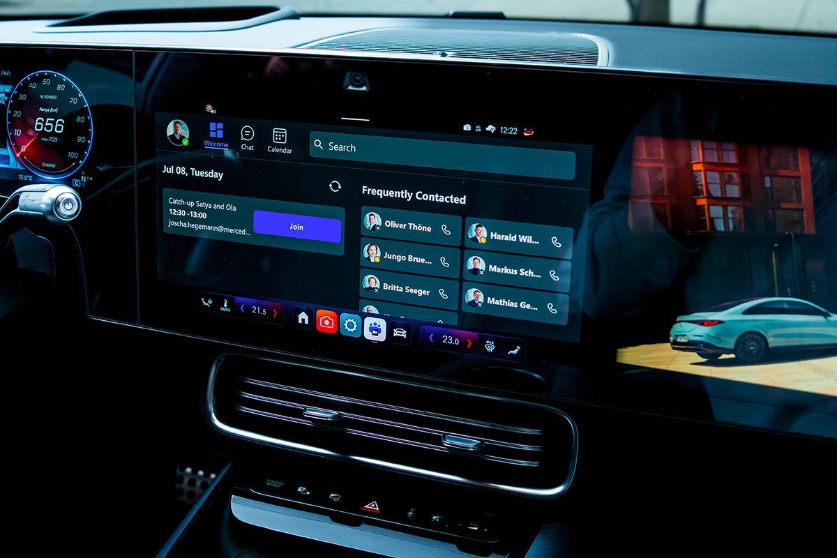 Microsoft and Mercedes Want You to Work More—Even While Driving