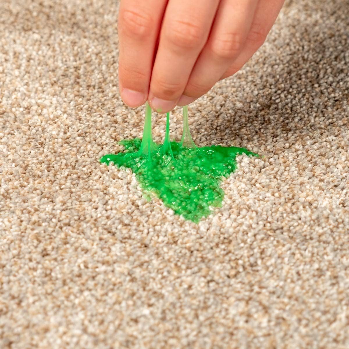 Slime in carpet