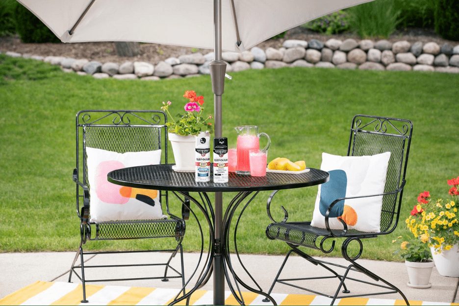 How to Flip Metal Patio Furniture
