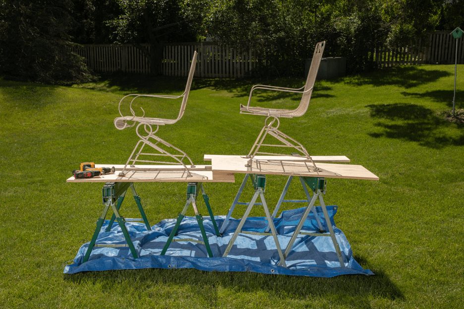 How to Flip Metal Patio Furniture