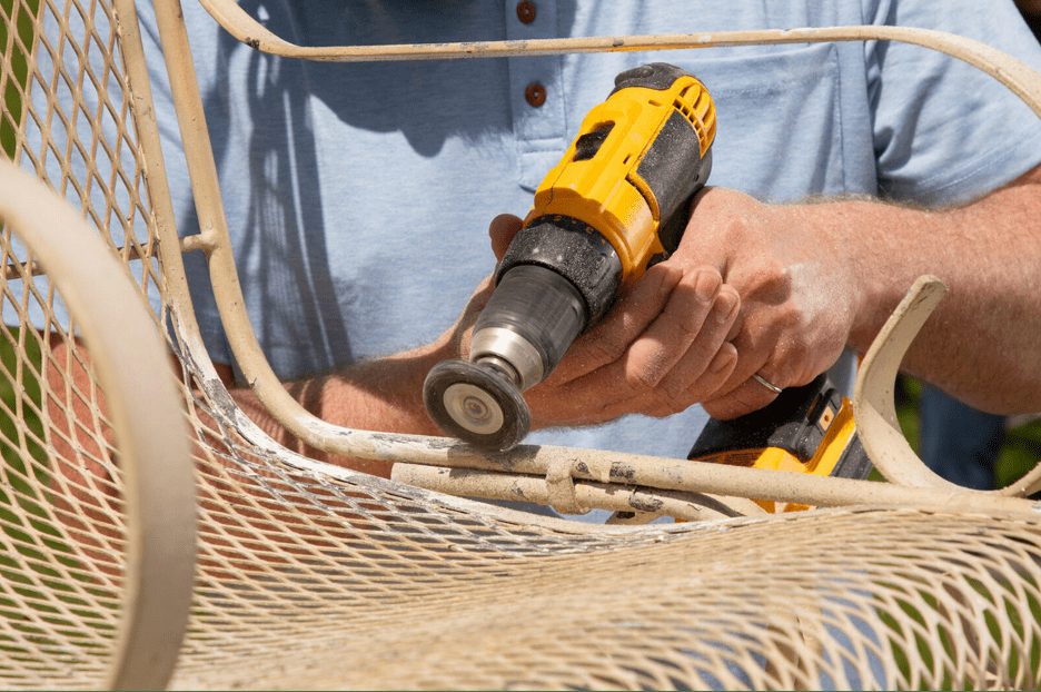 How to Flip Metal Patio Furniture