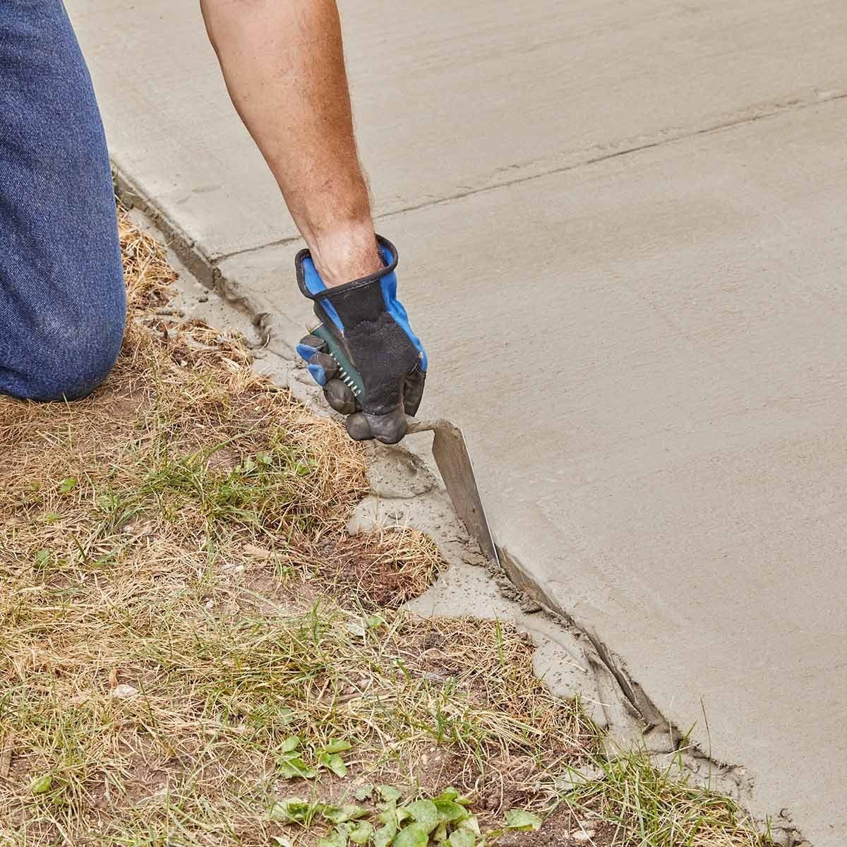 Resurfacing a Sidewalk is Easy to DIY