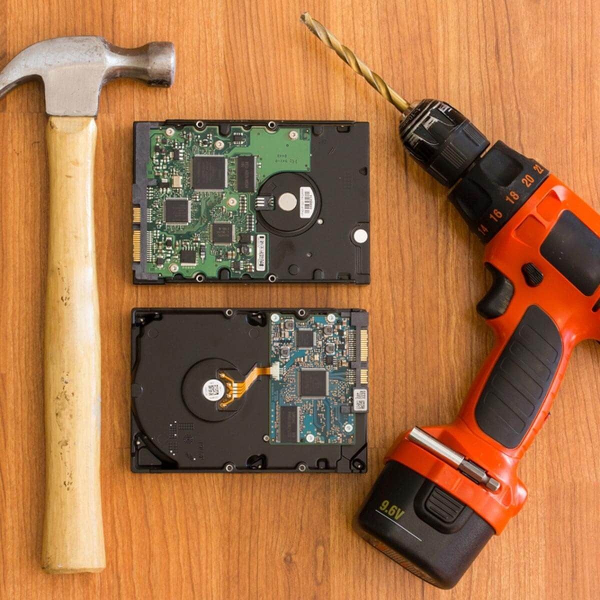 How to Destroy a Hard Drive
