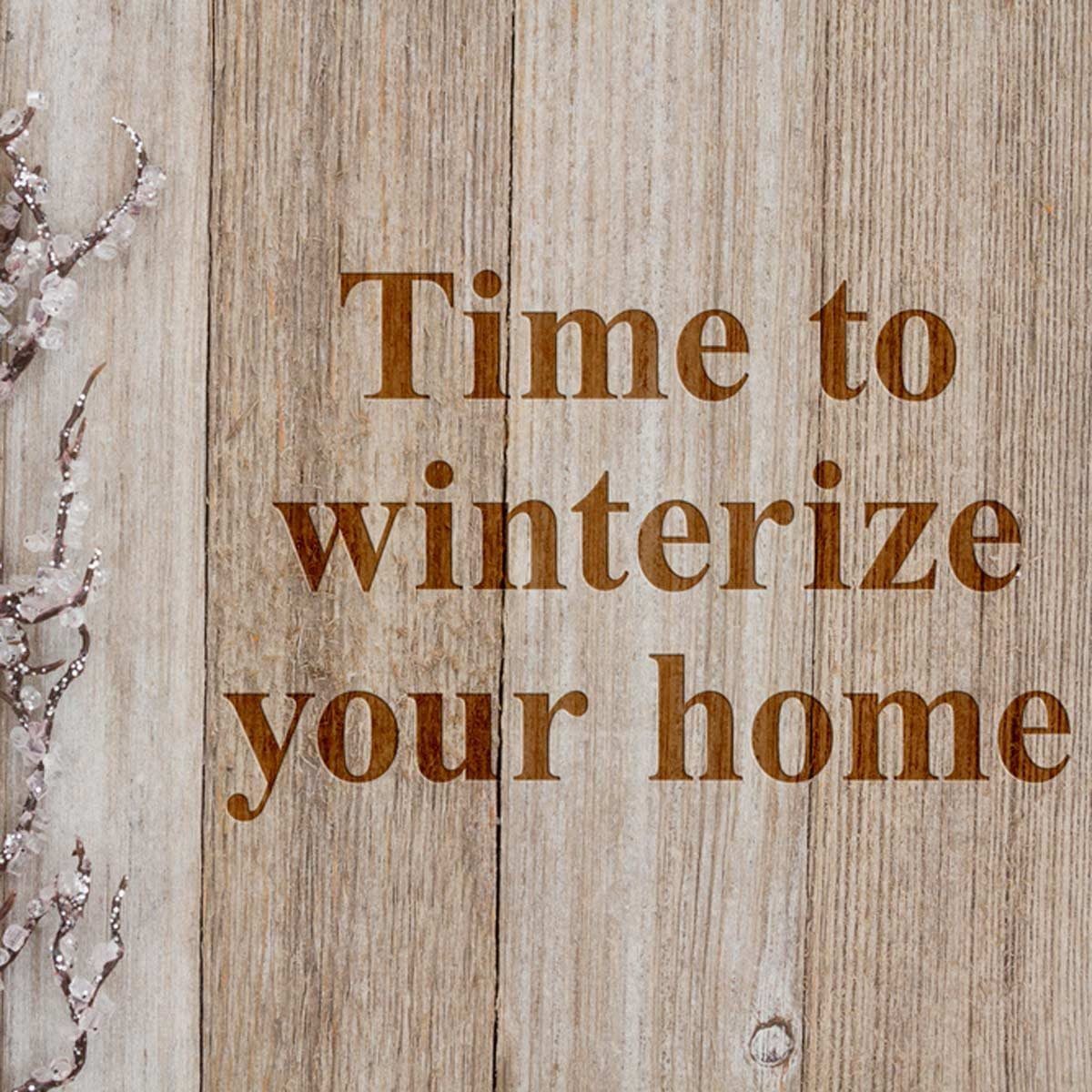 Winterize a House in One Weekend