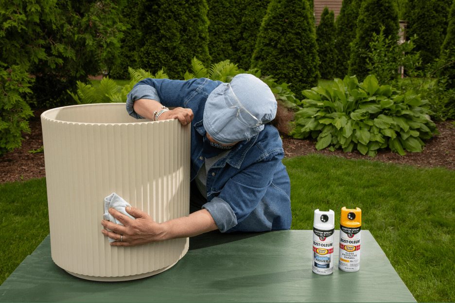 Transform an Ordinary Patio Planter into a Custom Side Table