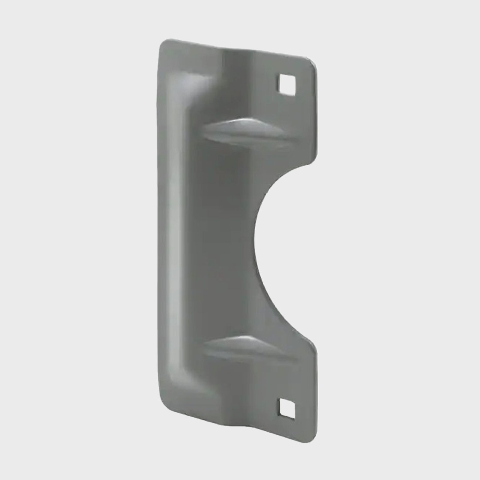 Steel Painted Gray Door Latch Shield Ecomm Via Thehomedepot