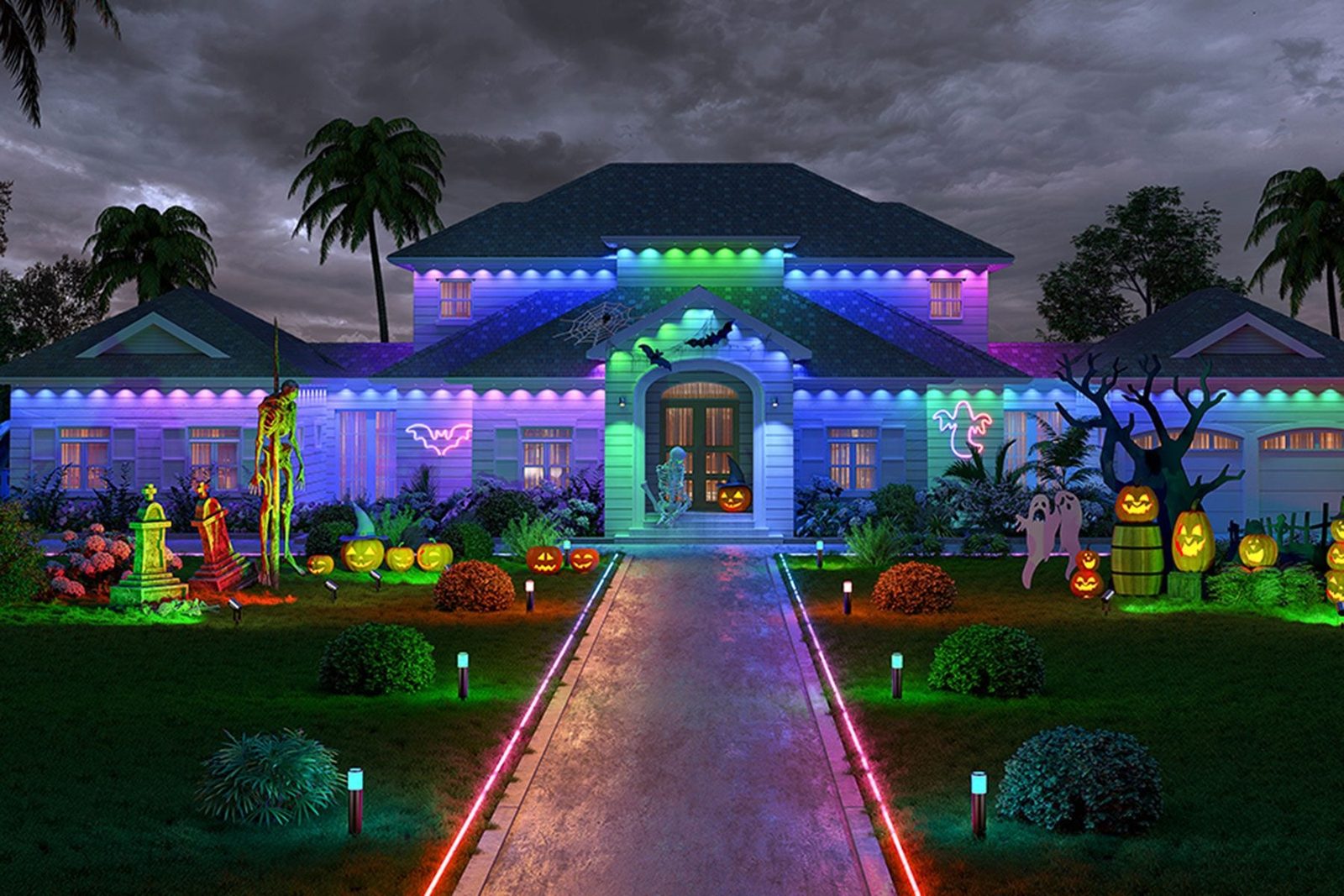 Supercharge Your Holiday Decor With All New Permanent Outdoor Lights From Lumary Ft Via Amazon.com