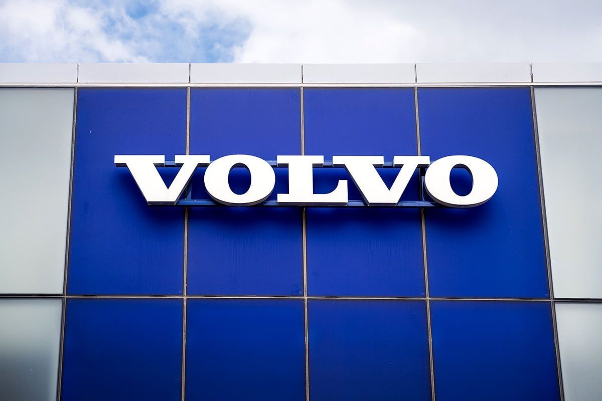 The Volvo logo.