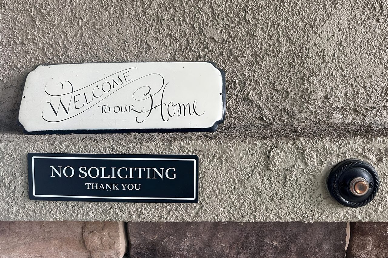 Can Solicitors Ignore a "No Soliciting" Sign on Your Home?