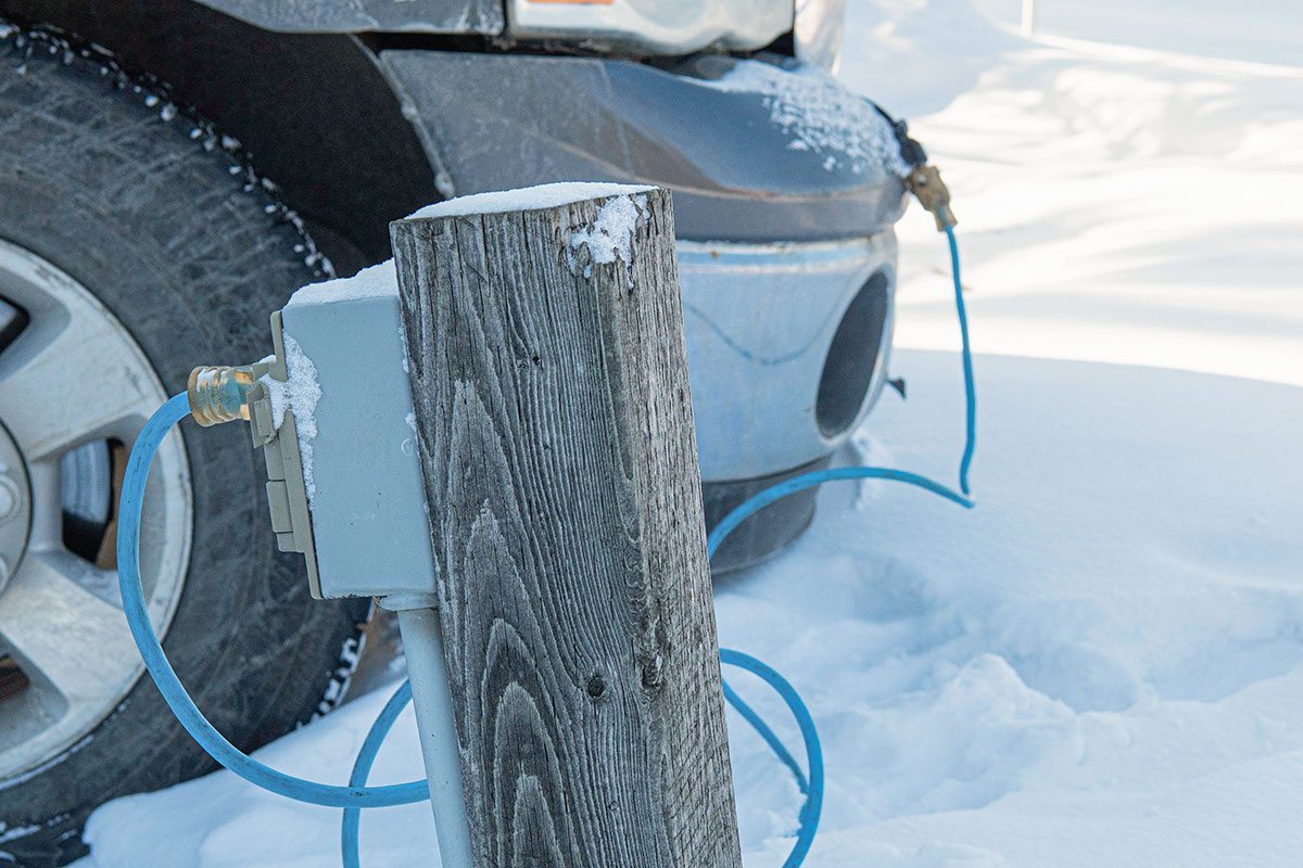 If You See an Extension Cord Coming Out of a Car's Hood, Here's What It Means
