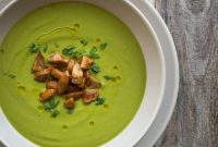 Κρέμα σούπα μπρόκολου vegan χωρίς γαλακτοκομικά