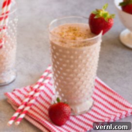 σμούθι φράουλας μπανάνας | AFoodCentricLife.com