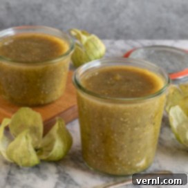 Πράσινη Σάλτσα Εντσιλάδας Τοματίγιο 8 tomatillo salsa verde | afoodcentriclife.com