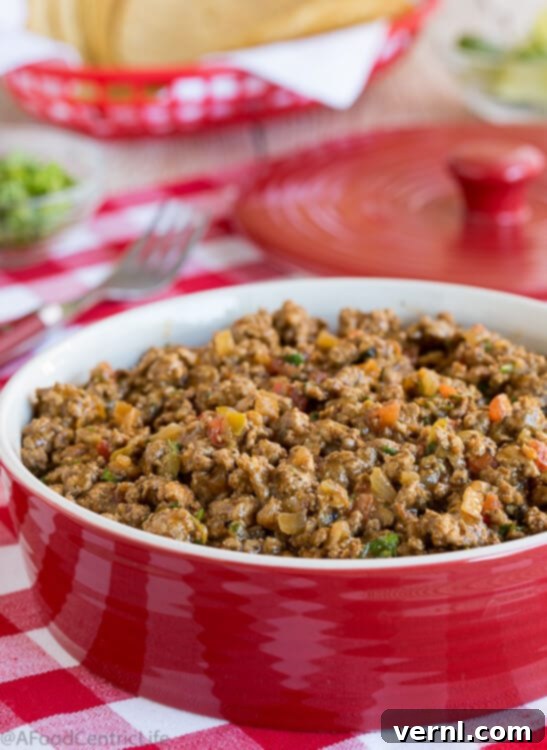 10 minute taco filling | AFoodCentricLife.com