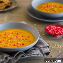 Σούπα Κολοκύθας Butternut και Καρότου με Κάρι | AFoodCentricLife.com