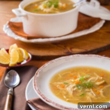 κοτόσουπα με ρύζι | AFoodCentricLife.com