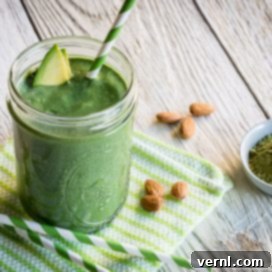 Πράσινο Τσάι Σμούθι με Αβοκάντο 6 smoothie matcha αβοκάντο | AFoodCentricLife.com