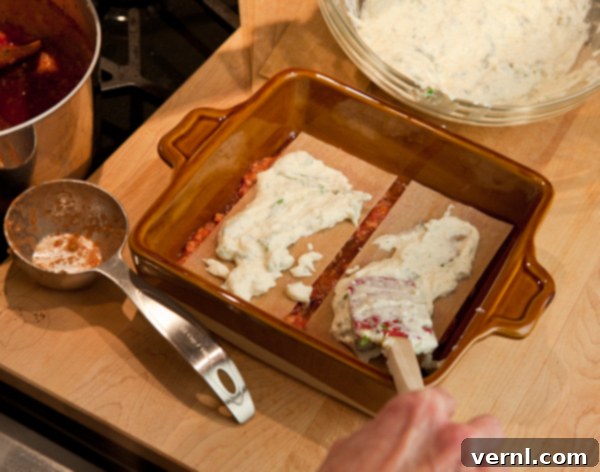 Lasagna Step by Step 0035 Πώς να στρώσετε τη λαζάνια, βήμα 1.