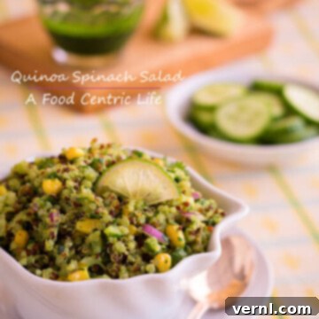 Σαλάτα Αβοκάντο Κινόα 4 quinoa spinach salad
