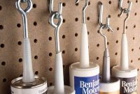 Clever Caulk Tube Hanging Solutions